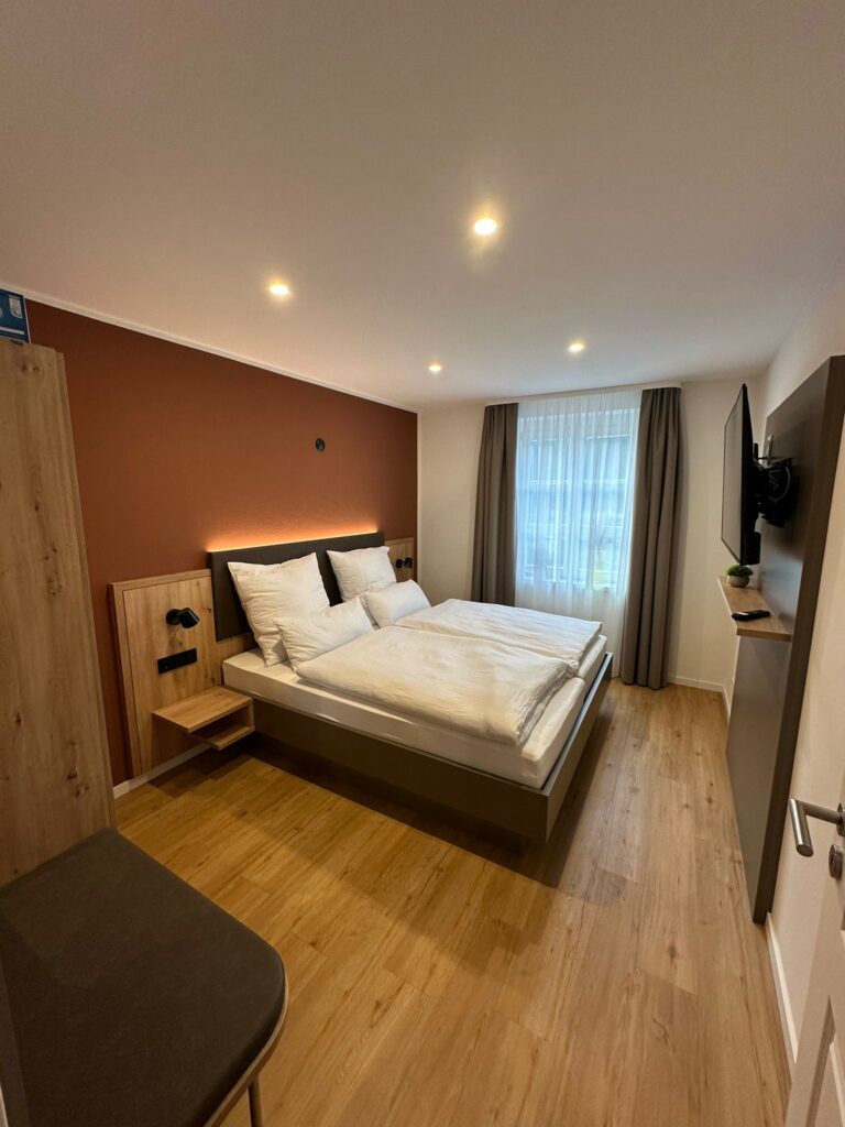 Hofblick Schlafzimmer